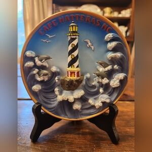 Beautiful Vintage 1999 Cadona Cape Hatteras, NC Lighthouse Plate